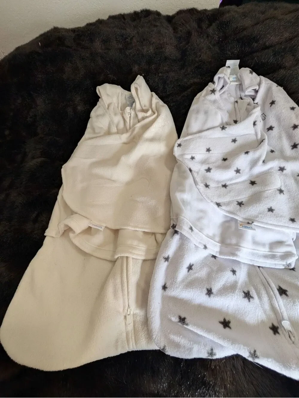 Lot of 2 HALO Sleepsack Swaddle, Micro-Fleece, , Newborn
